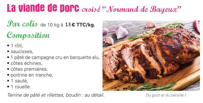 viande de porc bio
